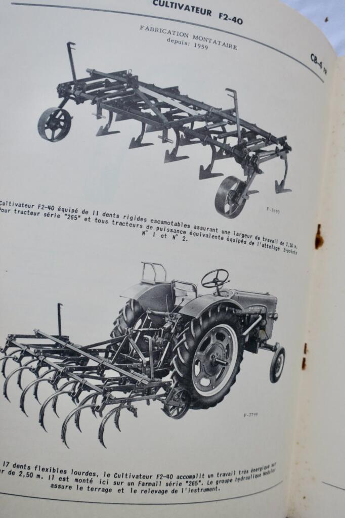 McCormick Kultivatoren Wartungsanleitungen