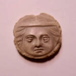 Gipsmedaille 26 mm