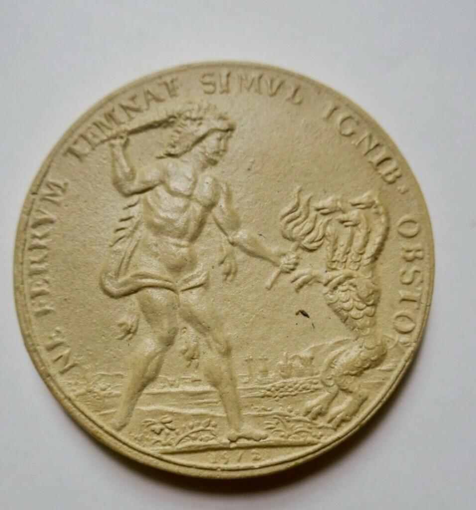 Gipsmedaille 51mm