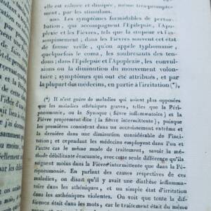 Médecine Elémens de Médecine, de J. Brown Fouquier 1805