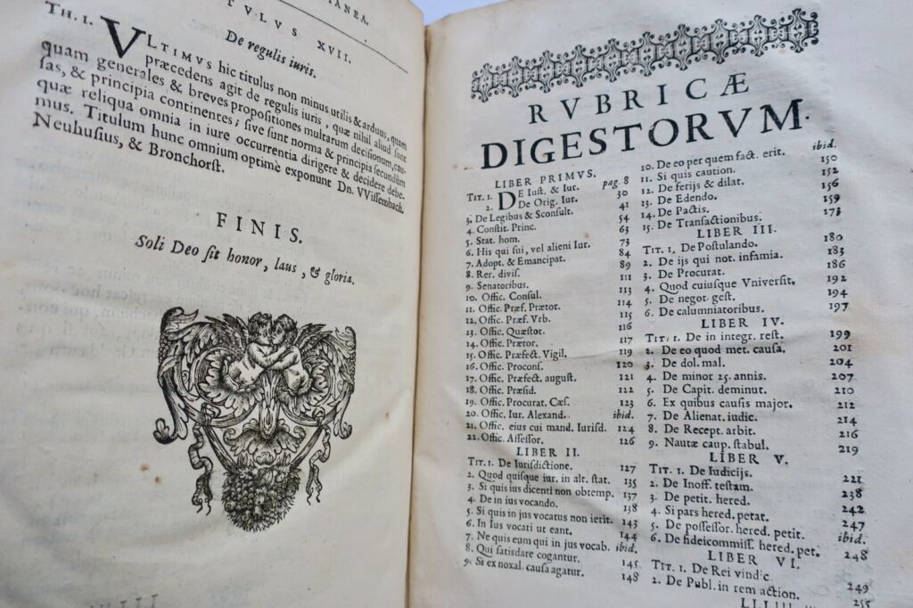 Roman Civil Law Digest Explained
