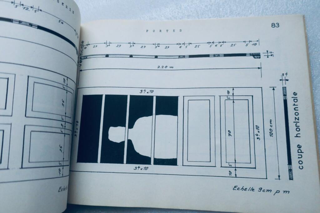 Sammlung von Tischlereientwürfen