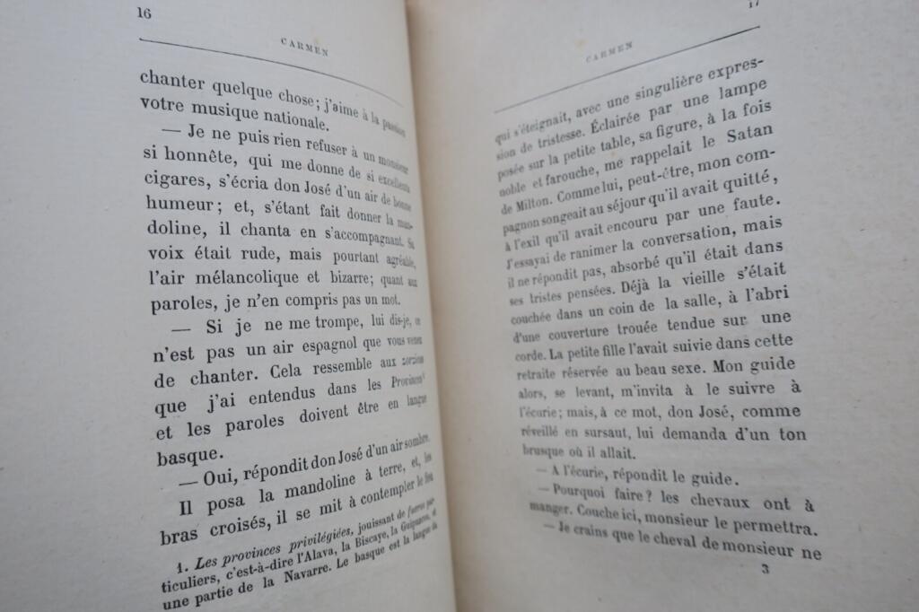 MERIMEE Carmen, Calmann Lévy 1884