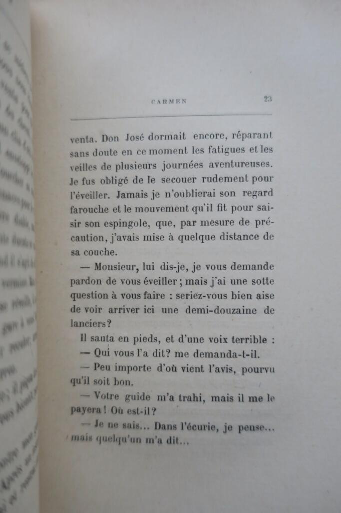 MERIMEE Carmen, Calmann Lévy 1884