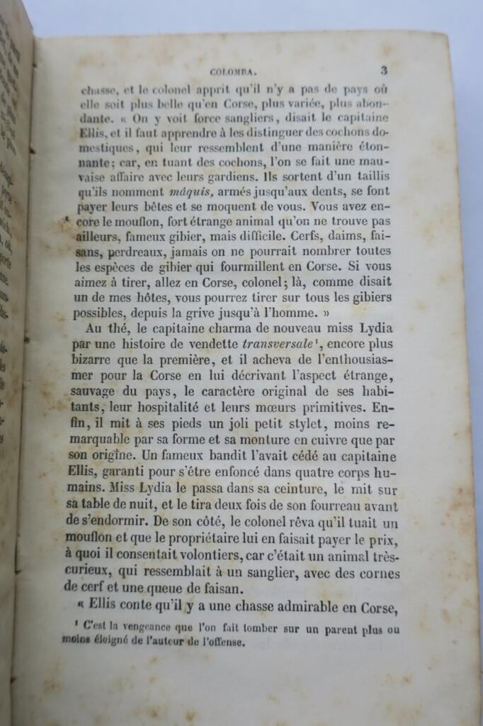 MERIMEE (Prosper) Colomba, suivi de La Mosaïque et Autres Contes et Nouvelles.