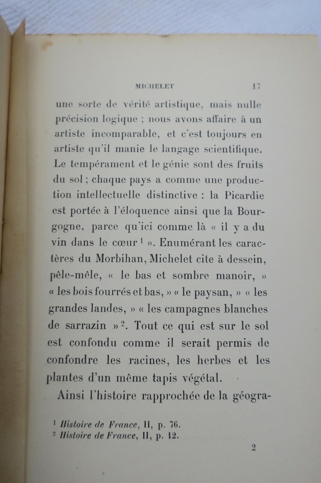 Originalwerk über Michelet – Image 4