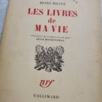 MILLER Henry Les Livres de ma Vie S.P.