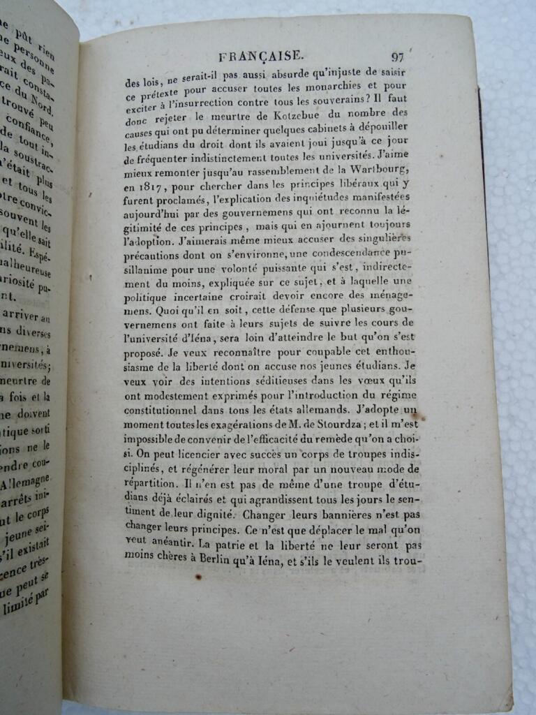 Minerve française. Tome sixième. 1819