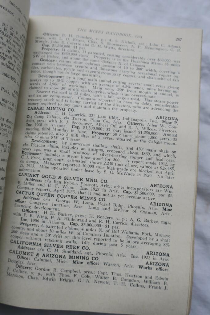 Comprehensive mining industry reference, 1925
