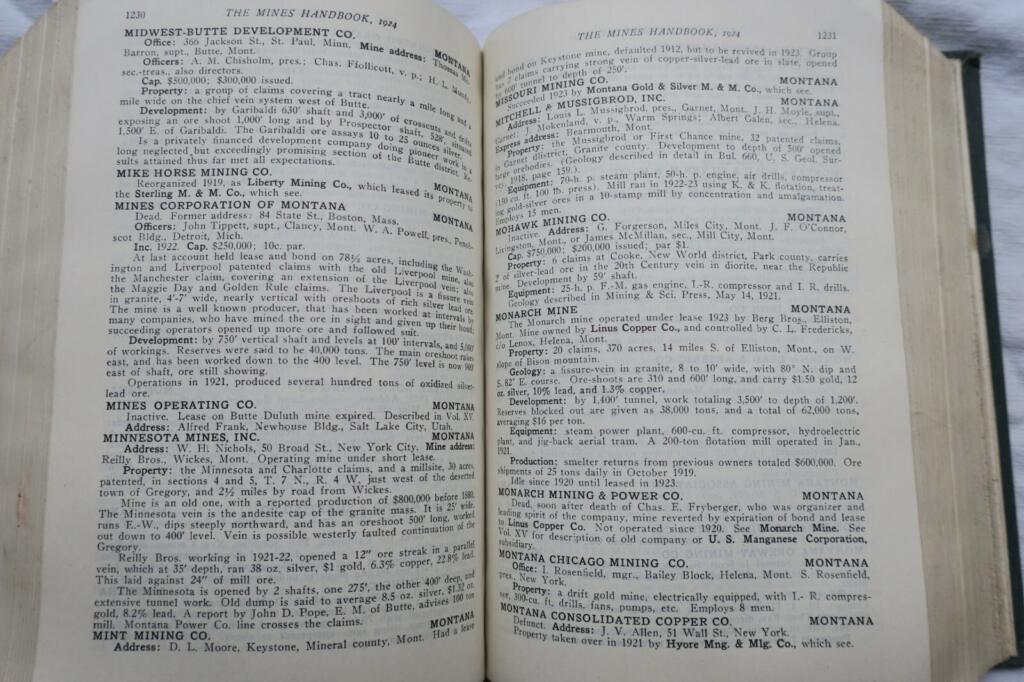 Comprehensive mining industry reference, 1925