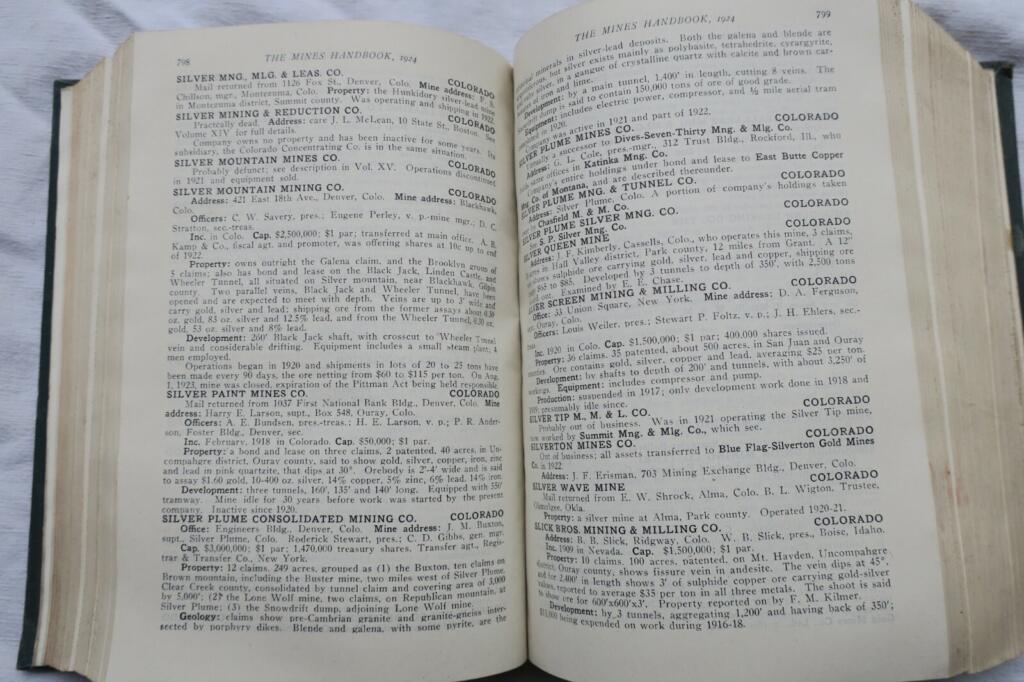 Comprehensive mining industry reference, 1925