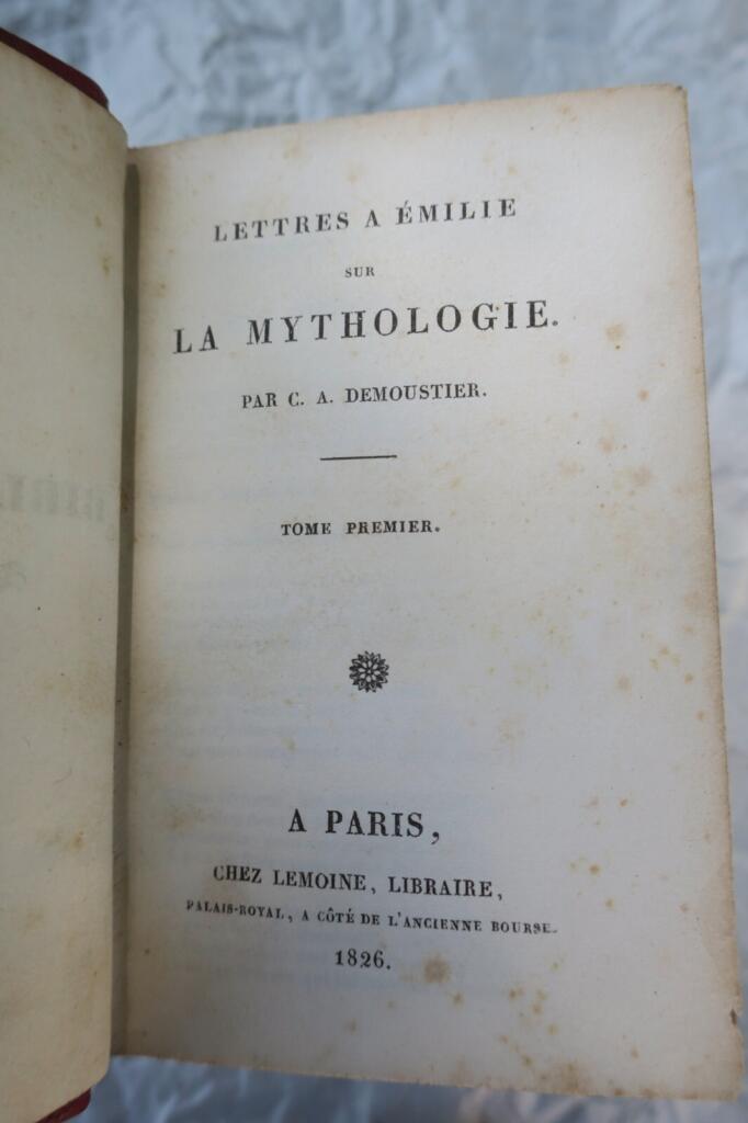 Letters on Mythology