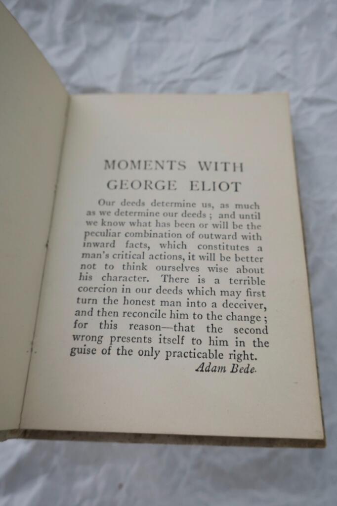 Moments with George Eliot