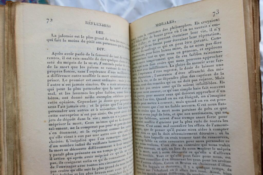 MINI oeuvres de La Rochefoucault 1827
