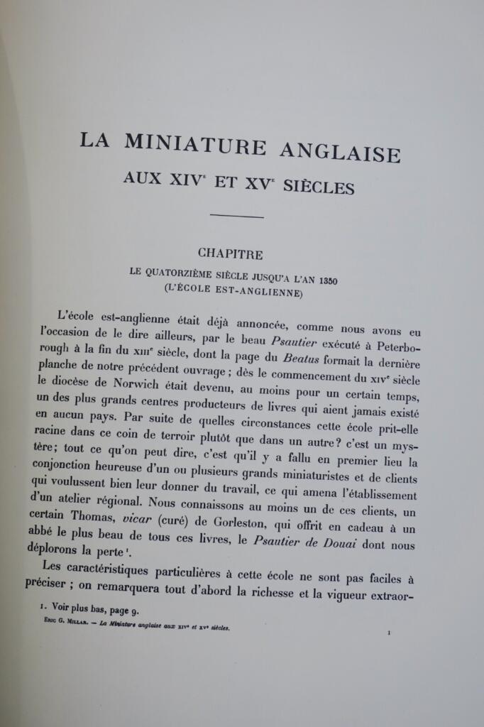 Miniature English in the 14th and 15th centuries 1928
