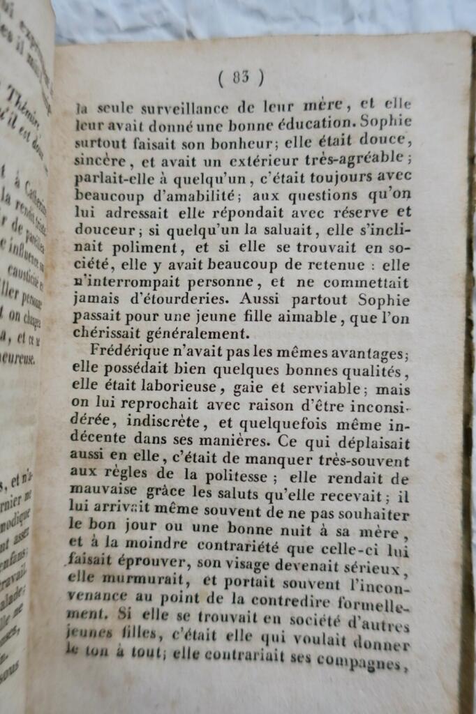 Minona ouvrage destine a l&rsquo;education des jeunes demoiselles 1832