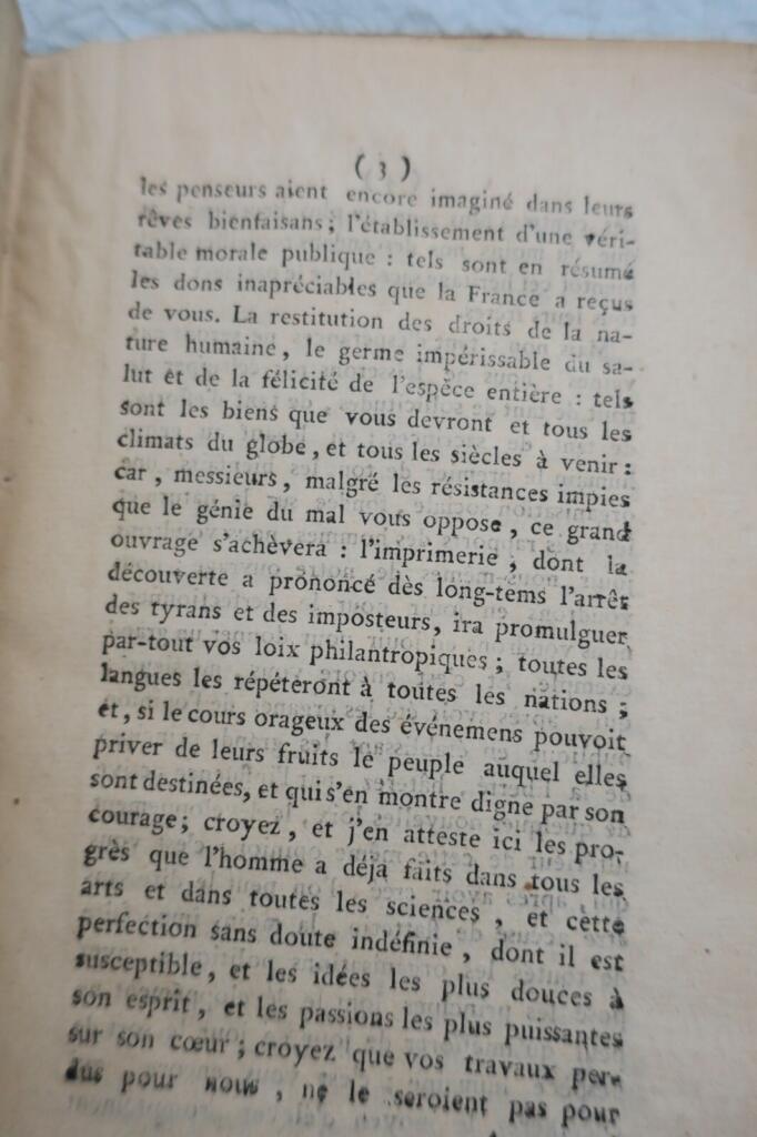 Mirabeau Speech by Monsieur Mirabeau the Elder on National Education 1791