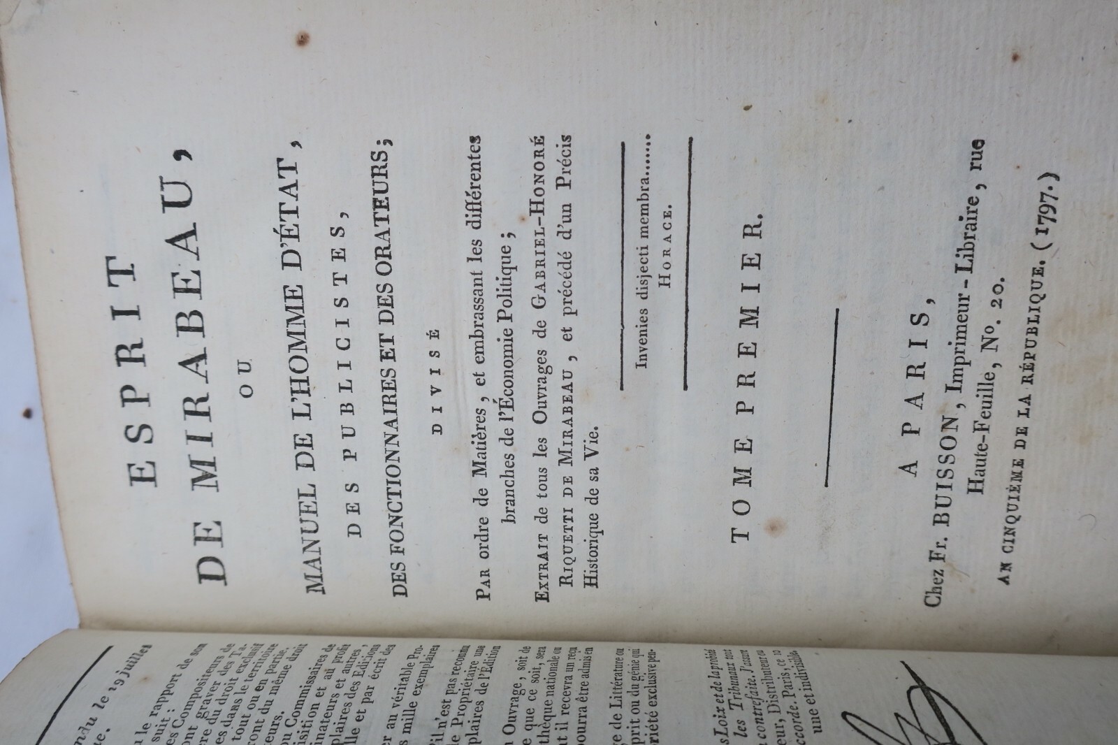 Political wisdom and statecraft from Mirabeau's works - Image 3