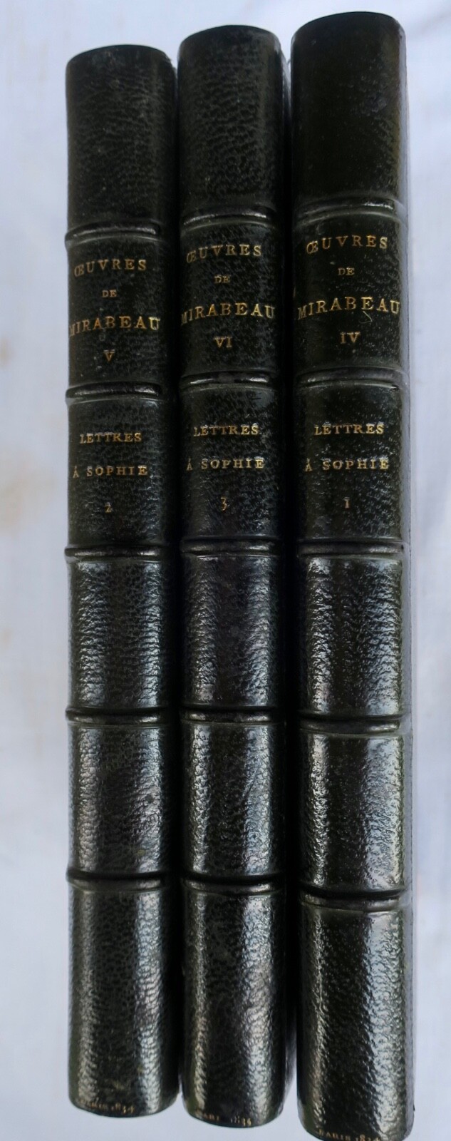 Gesamtwerk mit Briefen an Sophie<span class="lla-card-orig-wrap"><span class="lla-card-orig">❦ MIRABEAU Oeuvres de Mirabeau lettres à Sophie 1834 Lettres à Sophie</span></span> - La Librairie Antique