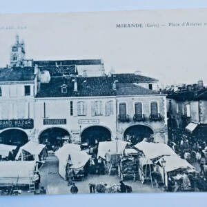 MIRANDE 32 la place d'Astarac & le marché 1906