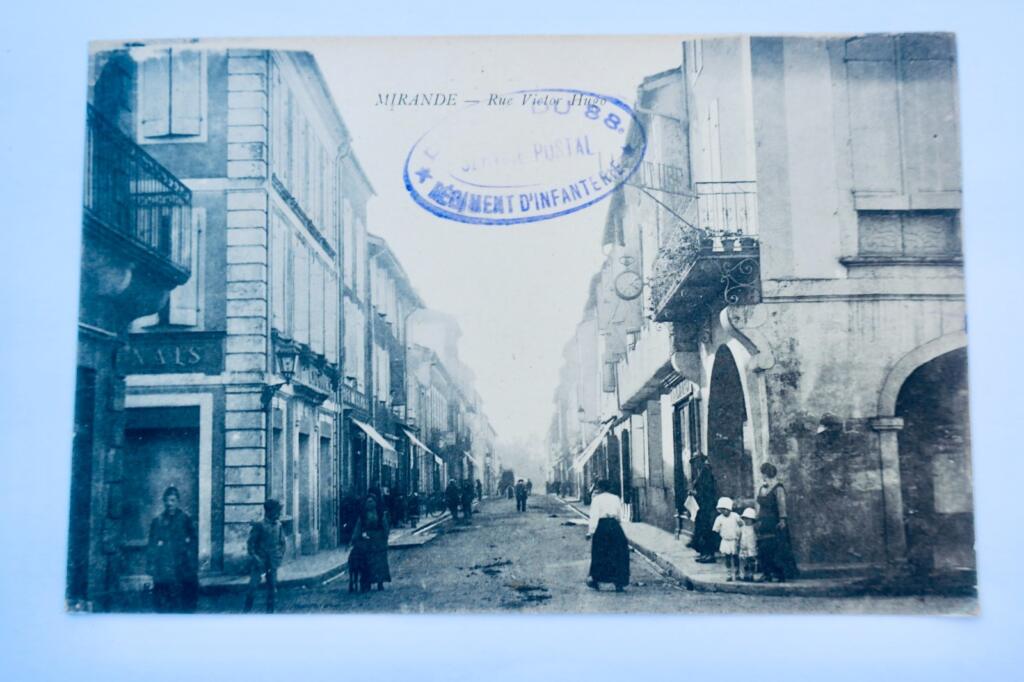 Victor-Hugo-Straße, Postkarte mit Eckstoß