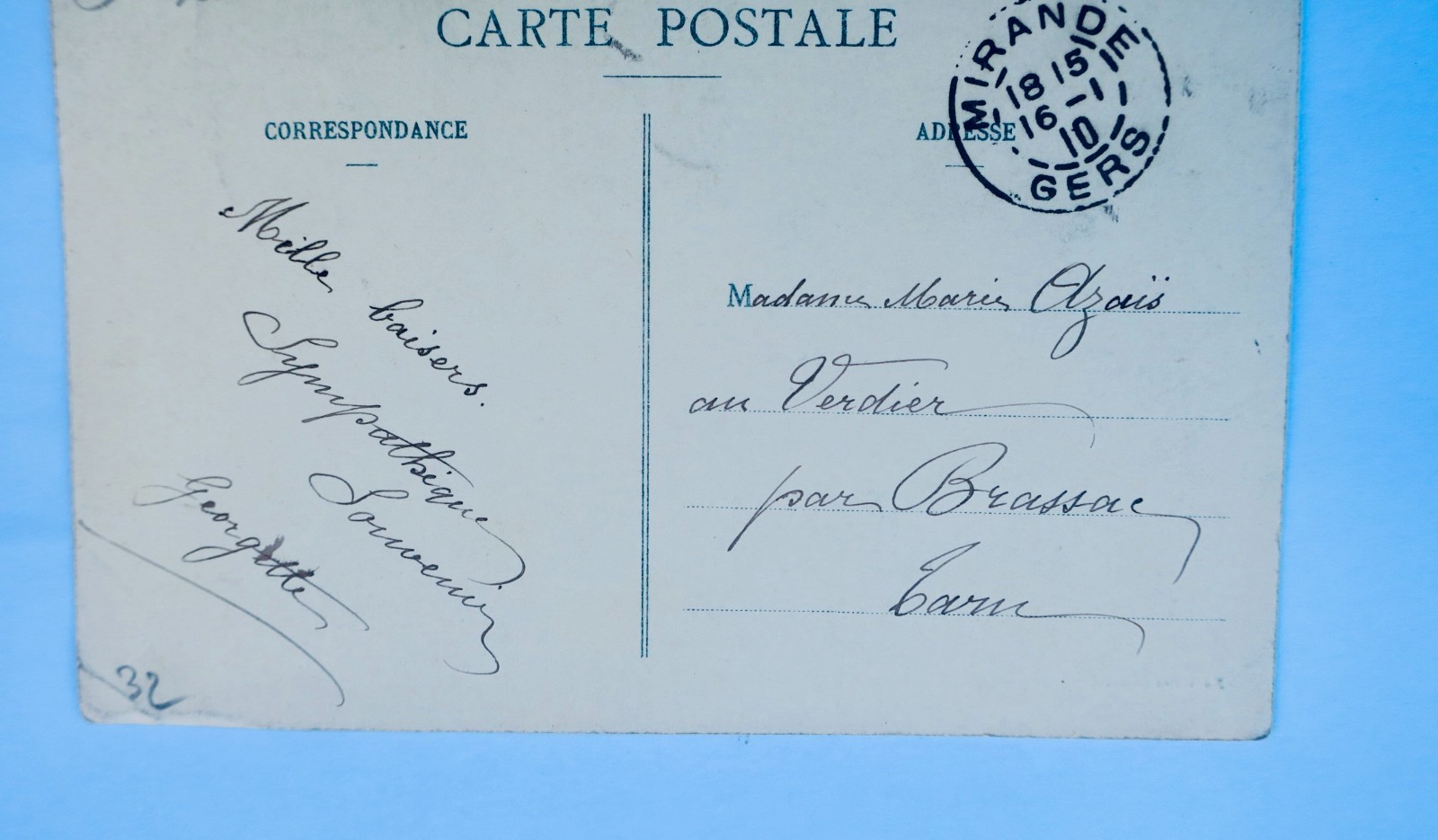 MIRANDE 32 Rue d’Auch 1910 - La Librairie Antique