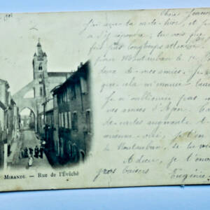 mirande rue de l'évêché vers 1900 Gers 32