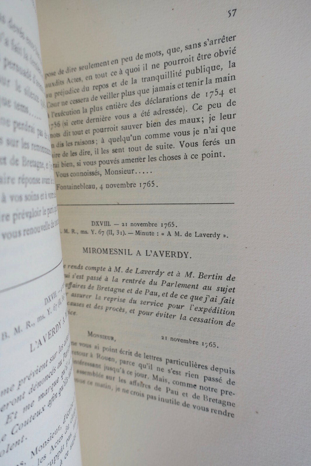 Miromesnil Correspondance Politique Et Administrative de Miromesnil - La Librairie Antique