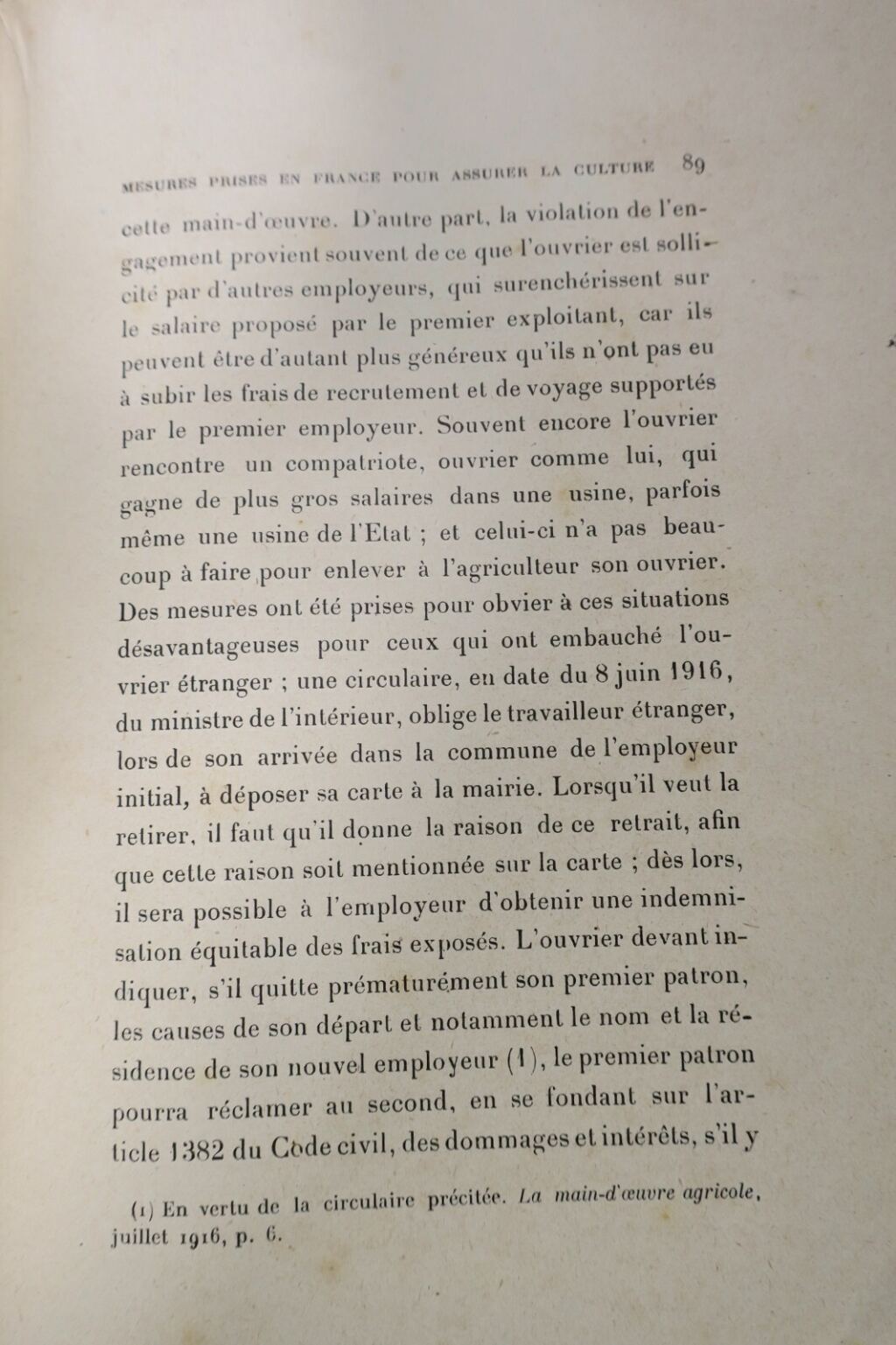 Agricultural practices during wartime