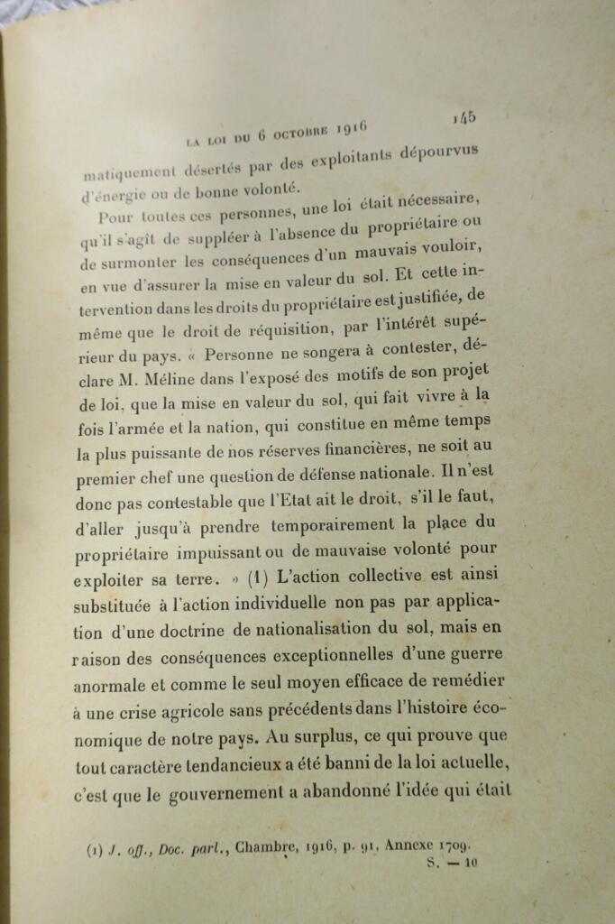 mise en culture des terres pendant la guerre 1917
