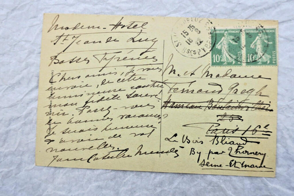 Autographe Briefe von Mme CATULLE-MENDES