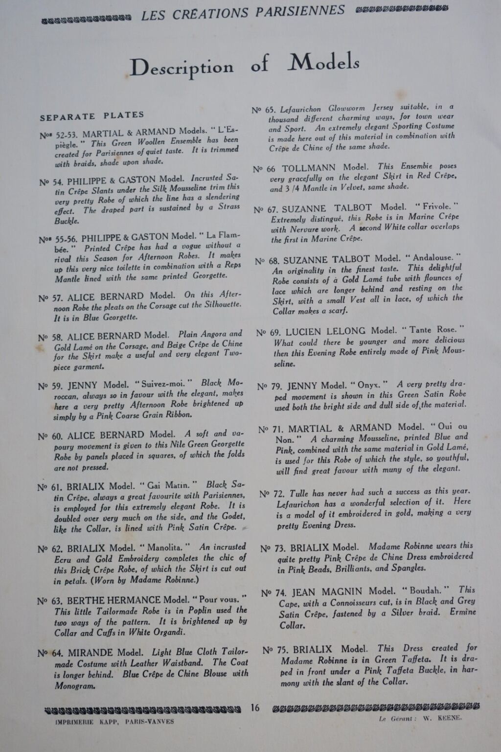 Mode der 1920er Jahre
