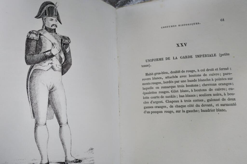 Französisches Privatleben und historische Kostüme