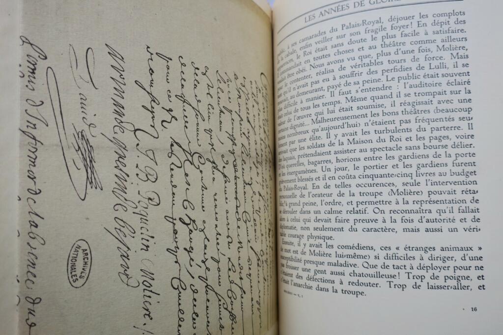 Molière 1622 – 1673. Sa vie, son oeuvre, illustré par Vox