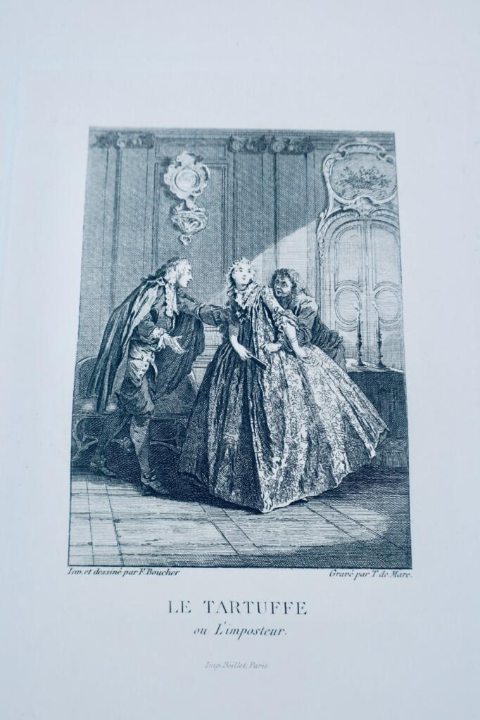 Molière d&rsquo;après Boucher gravé par T. de Mare