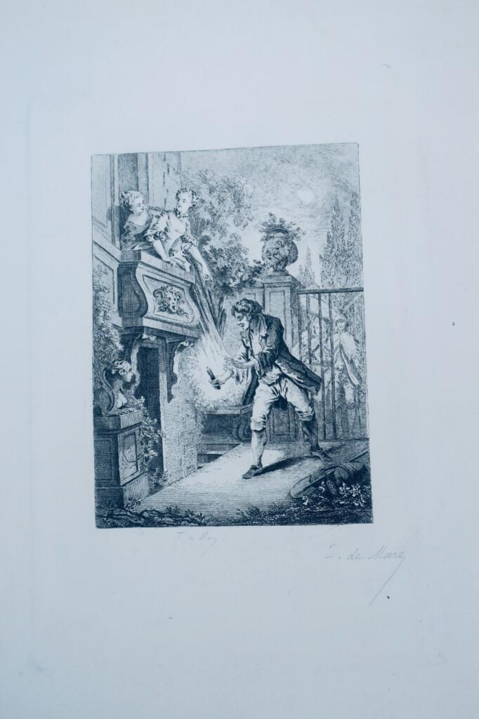 Molière d&rsquo;après Boucher gravé par T. de Mare