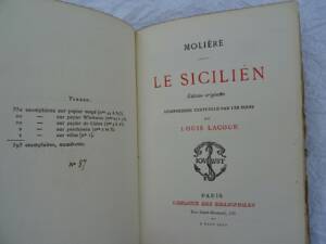 Originalausgabe von Molières sizilianischem Spiel