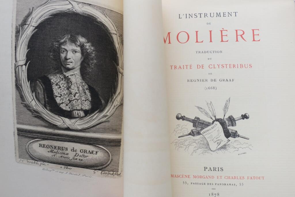 Medical satire on enema instruments in 17th-century France
