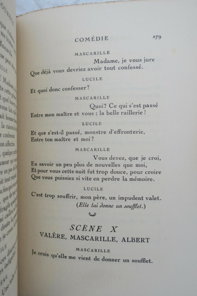 Vollständige Werke von Molière, 5 Bände.