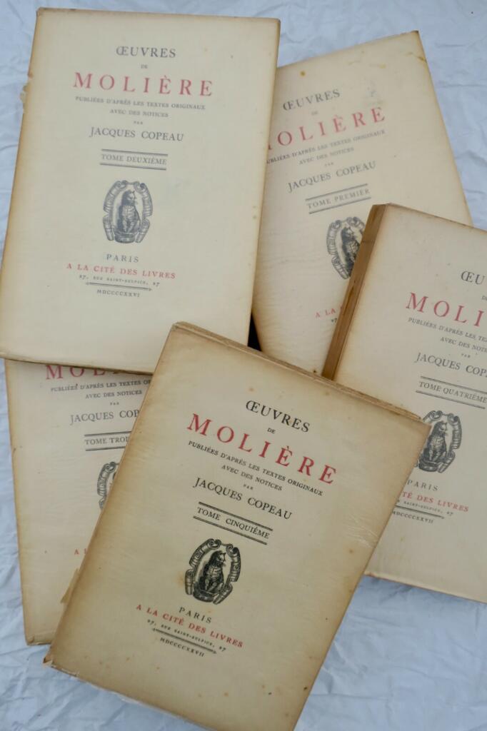 Vollständige Werke von Molière, 5 Bände.