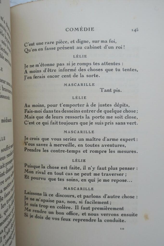Vollständige Werke von Molière, 5 Bände.