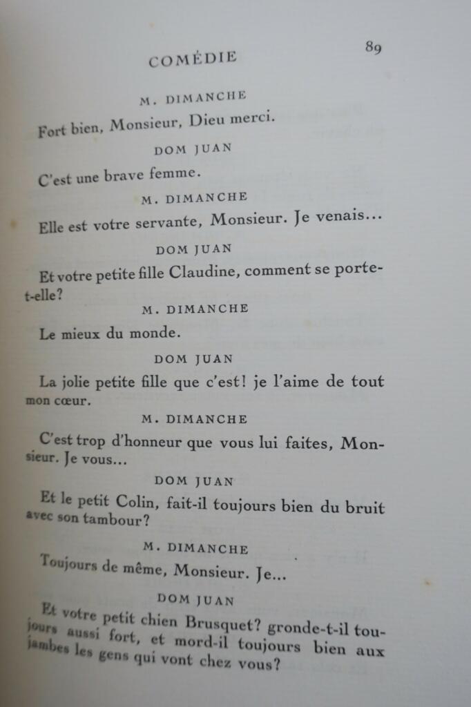Vollständige Werke von Molière, 5 Bände.