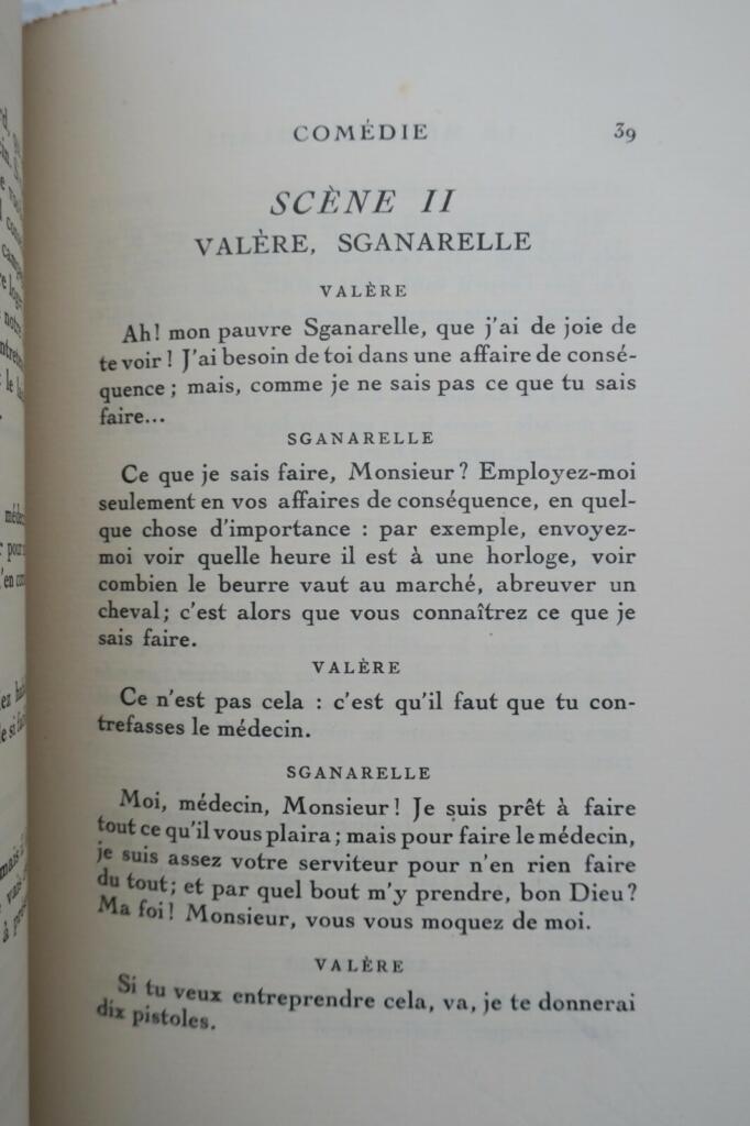 Vollständige Werke von Molière, 5 Bände.