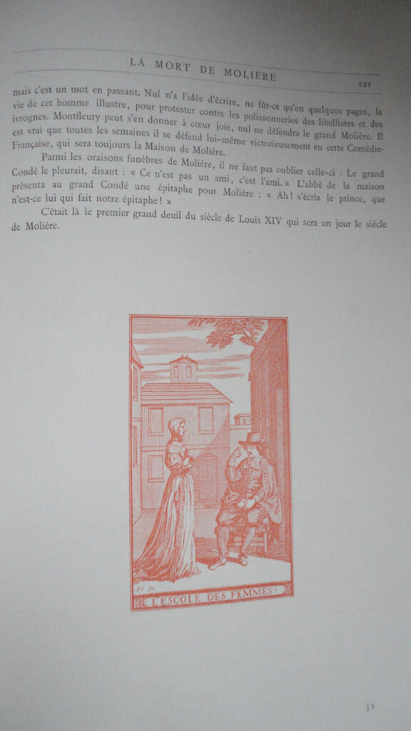 Molière, His Wife and Daughter - Richly Illustrated
