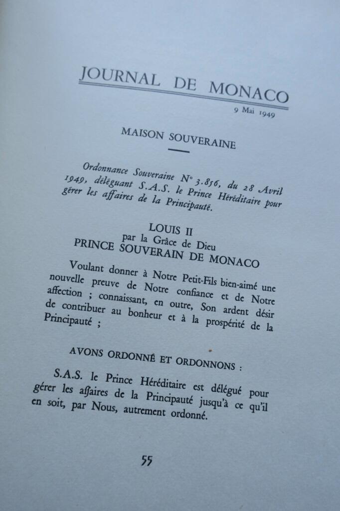 Eine Millennium-Dynastie von Monaco