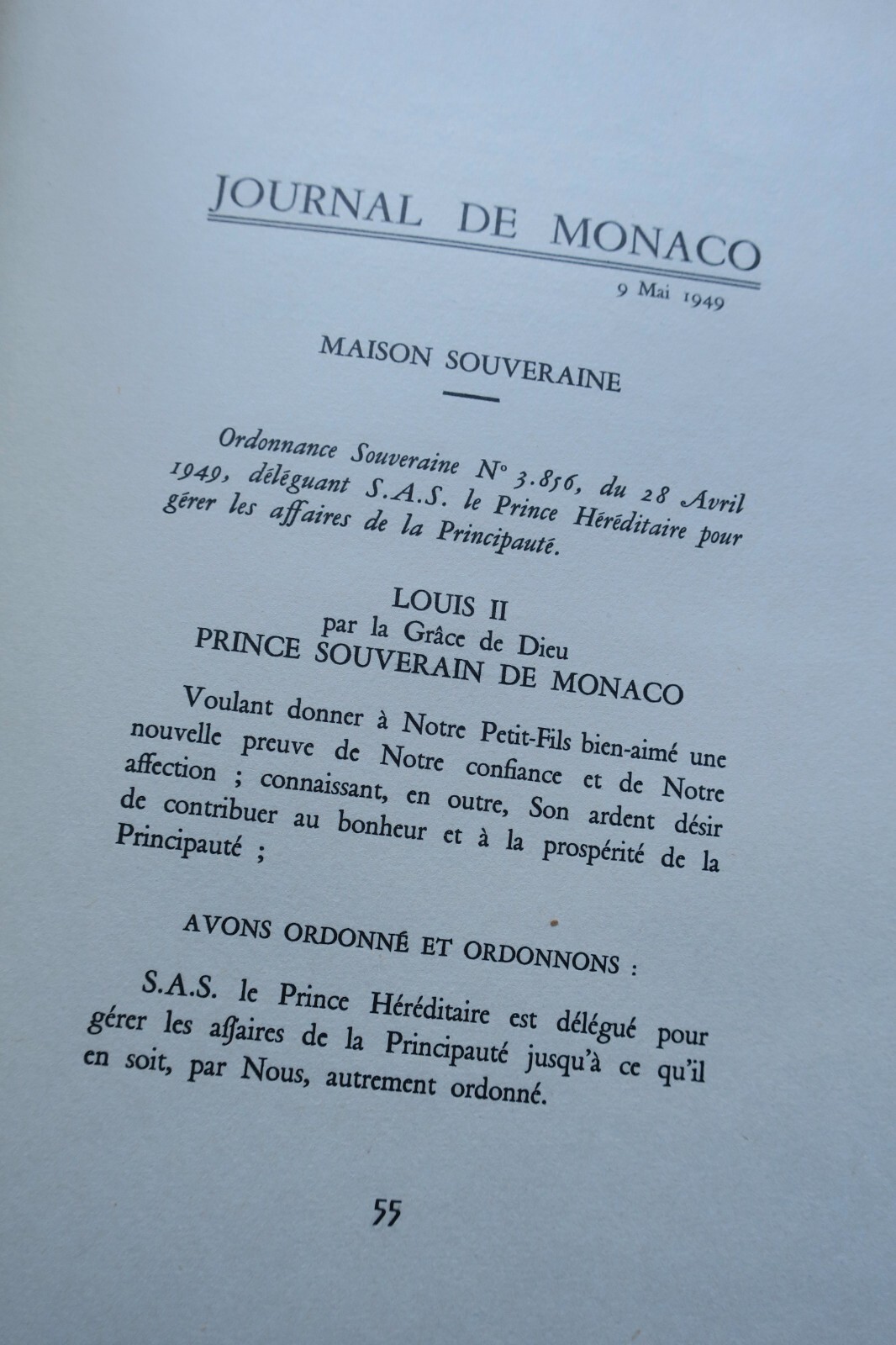 Monaco dynastie millénaire S.A.S. Rainier III, Prince Souverain de Monaco+ envoi – Image 9