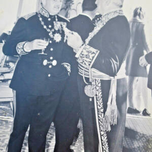 Monaco Prince Rainier + Ministre Gregh