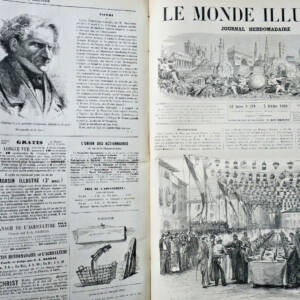 Monde illustré, journal hebdomadaire. Tome XXIII, second semestre 1868