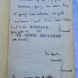MONDOR RIMBAUD OU LE GENIE IMPATIENT + envoi