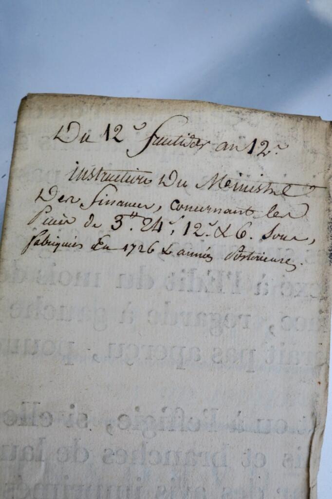 Finance Minister Official Document Lot-et-Garonne 1804